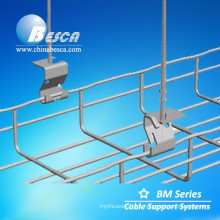 Electro Zinc Plated Mesh Type Cable Trays with hook (CE,UL,cUL,RoHS certified)